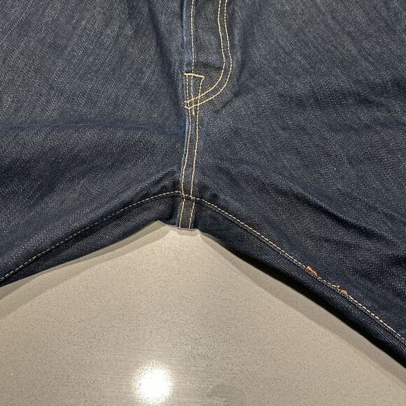 ED HARDY by Christian Audigier Men Jean 40x32  Y2K 09 Button Fly  Straight Fit - Picture 10 of 13